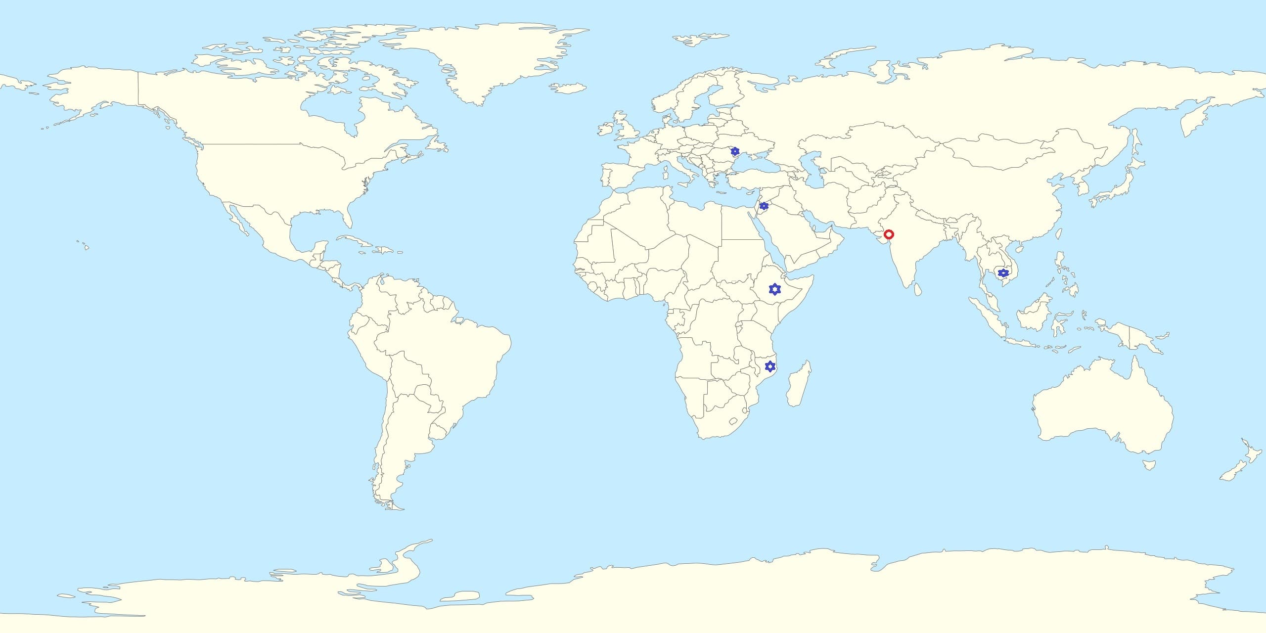 Priyan Across Global Map